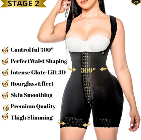 Fajas Colombianas Post Surgery Stage 2 – High Compression Butt Lifter Tummy Tuck Compression Garment in Saudi Arabia