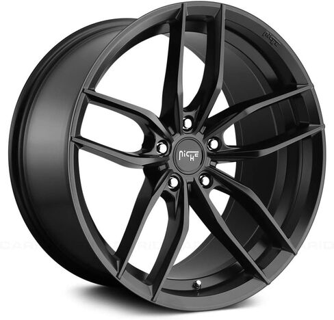 Niche M203 Vosso 19x8.5 5x112 +25mm Matte Black Wheel Rim in Saudi Arabia