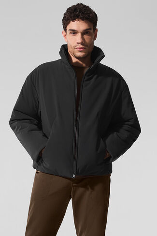 Alo Yoga Stretch Woven Notable Jacket - Black in Saudi Arabia