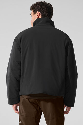 Alo Yoga Stretch Woven Notable Jacket - Black in Saudi Arabia