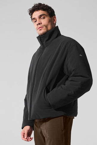 Alo Yoga Stretch Woven Notable Jacket - Black in Saudi Arabia