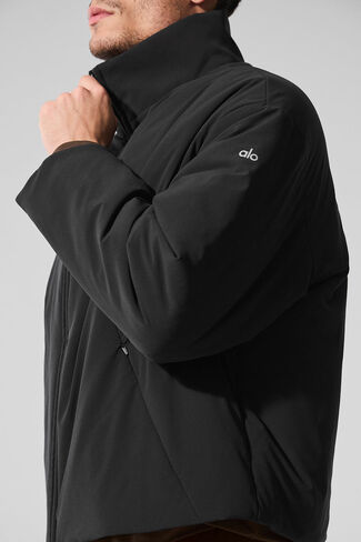 Alo Yoga Stretch Woven Notable Jacket - Black in Saudi Arabia