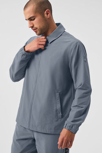 Alo Yoga Torrent Overshirt - Steel Grey in Saudi Arabia