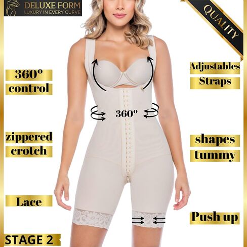 Fajas Colombianas Post Surgery Stage 2 – High Compression Butt Lifter Tummy Tuck Compression Garment in Saudi Arabia