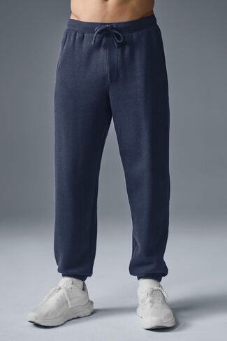 Alo Yoga Triumph Restore Sweatpant - Navy in Saudi Arabia