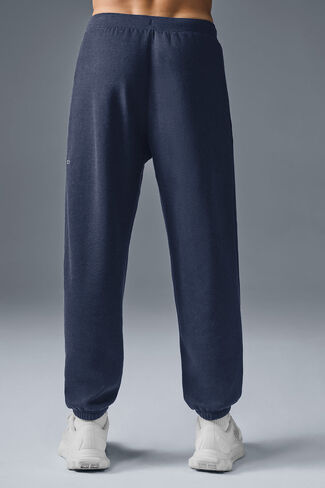 Alo Yoga Triumph Restore Sweatpant - Navy in Saudi Arabia