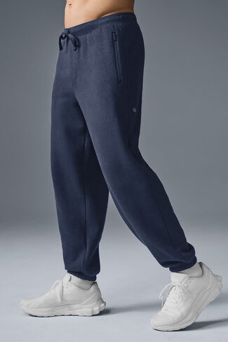 Alo Yoga Triumph Restore Sweatpant - Navy in Saudi Arabia