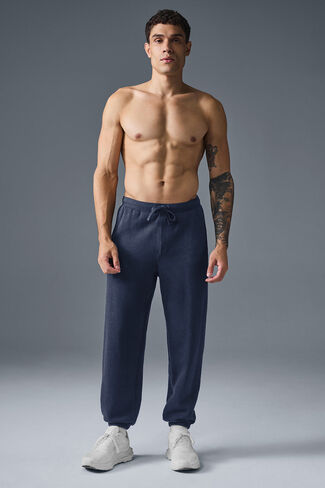 Alo Yoga Triumph Restore Sweatpant - Navy in Saudi Arabia