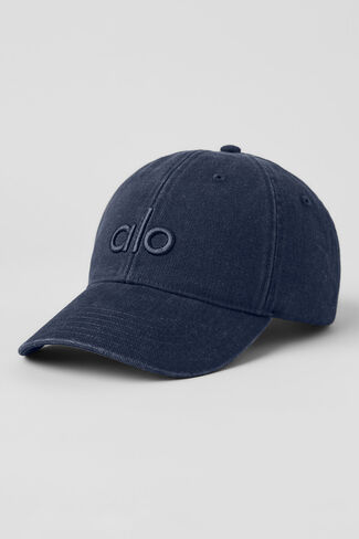 Alo Yoga Washed Off-Duty Cap - Vintage Navy - Vintage Navy / One Size in Saudi Arabia
