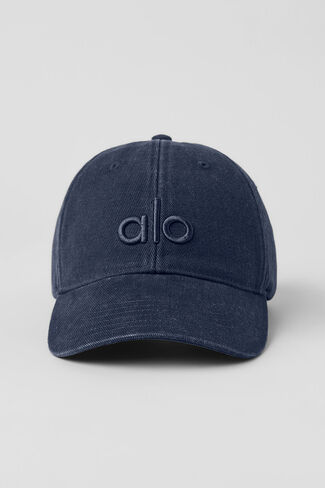 Alo Yoga Washed Off-Duty Cap - Vintage Navy - Vintage Navy / One Size in Saudi Arabia