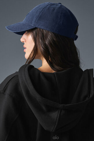 Alo Yoga Washed Off-Duty Cap - Vintage Navy - Vintage Navy / One Size in Saudi Arabia