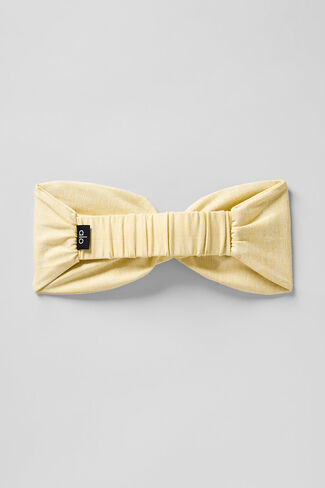 Alo Yoga Alosoft Headband - Warm Butter Heather - Warm Butter Heather / One Size in Saudi Arabia