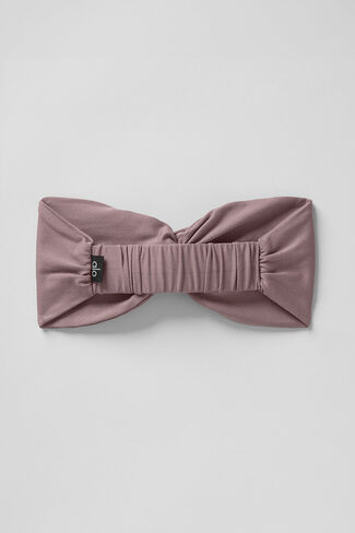Alo Yoga Alosoft Headband - Mushroom - Mushroom / One Size in Saudi Arabia