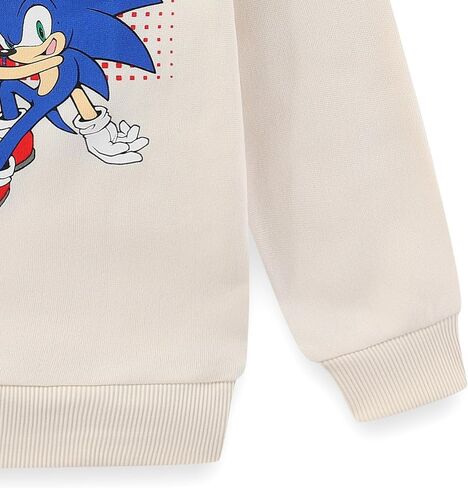 طقم سويت شيرت وسروال بياقة دائرية للأولاد من SEGA Sonic the Hedgehog مكون من قطعتين للأطفال الكبار in Saudi Arabia