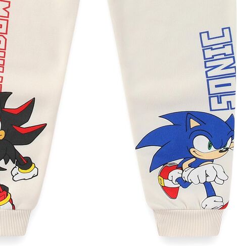 طقم سويت شيرت وسروال بياقة دائرية للأولاد من SEGA Sonic the Hedgehog مكون من قطعتين للأطفال الكبار in Saudi Arabia