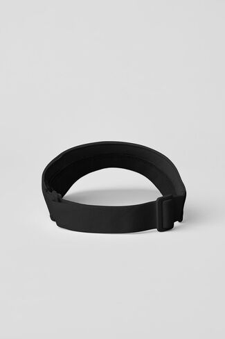 Alo Yoga Performance Eclipse Visor - Black/Black - Black/Black / One Size in Saudi Arabia