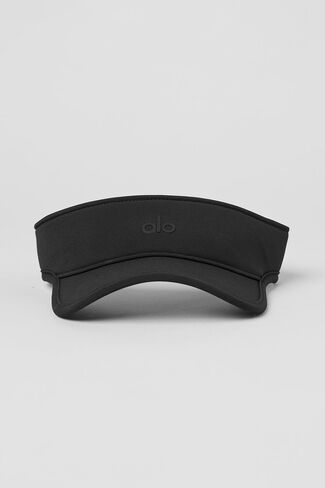Alo Yoga Performance Eclipse Visor - Black/Black - Black/Black / One Size in Saudi Arabia