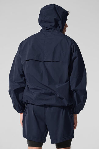 Alo Yoga Vantage Nylon Ripstop Track Jacket - Navy in Saudi Arabia