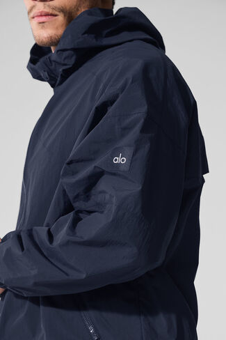 Alo Yoga Vantage Nylon Ripstop Track Jacket - Navy in Saudi Arabia