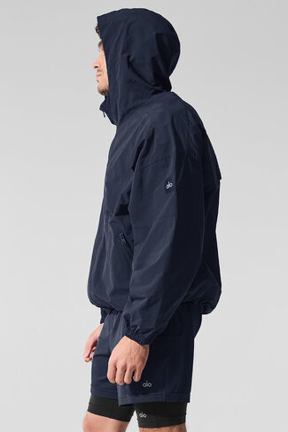 Alo Yoga Vantage Nylon Ripstop Track Jacket - Navy in Saudi Arabia