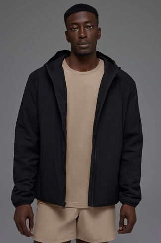 Alo Yoga Elemental Full-Zip Jacket - Black in Saudi Arabia