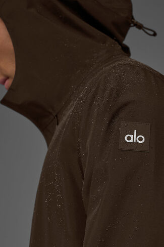 Alo Yoga Alpha Shell Jacket - Espresso in Saudi Arabia