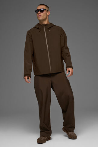 Alo Yoga Alpha Shell Jacket - Espresso in Saudi Arabia