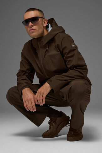 Alo Yoga Alpha Shell Jacket - Espresso in Saudi Arabia