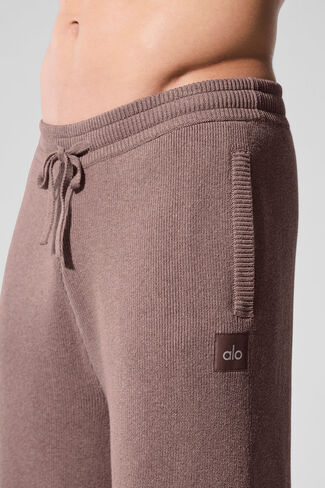 بنطال رياضي ذو ساق مستقيمة من Alo Yoga Scholar - مشروم هيذر in Kuwait