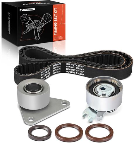 مجموعة حزام توقيت المحرك A-Premium متوافقة مع سيارات فولفو - XC90 2003-2006، S60 2001-2009، XC70 2003-2007، S80 2004-2006، C70 1998-2004، S40 2000-2004، S70 1998-2000، V40 2000-2004، V70 1998-2007 in Saudi Arabia