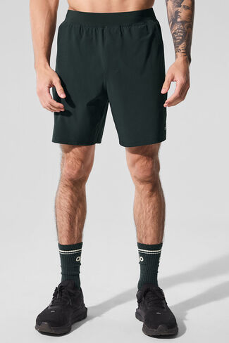 Alo Yoga 7" Repetition Short - Charcoal Green in Saudi Arabia