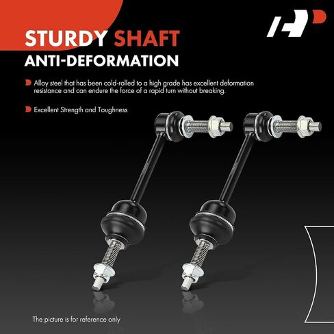 A-Premium 2 x Front Sway Bar Links Stabilizer Bar Links, Compatible with Ram 1500 2019 2020 2021 2022 2023 2024, with 12 mm Sway Bar Stud in Saudi Arabia