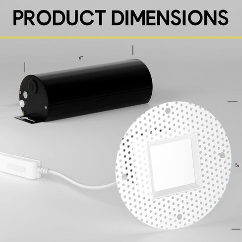 وحدة إضاءة سبوت مستديرة نحيفة مقاس 4 بوصات، تشطيب أبيض، تركيبات إضاءة LED غائرة، 15 وات = 150 وات قابلة للتعتيم، 120-277 فولت، CRI 90+، 1350 لومن، تصنيف IC، 5CCT 2700K|3000K|3500K|4100K|5000K in Kuwait