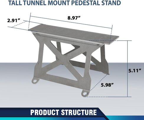 PIT66 5" Tall Tunnel Mount Pedestal Stand Compatible with B&M B&M Hurst TCI Shifter in Saudi Arabia
