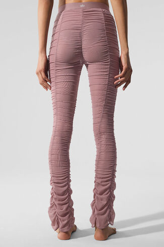 Alo Yoga Airlift Mesh High-Waist Cherish Legging - Smoky Quartz in Saudi Arabia