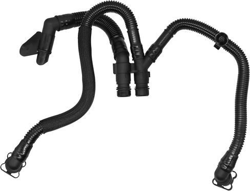 Crankcase Breather Vent Hose Compatible with Volkswagen Touareg A4 A5 A6 A8 Q7 Cylinder Ventilation Pipe 2010 2011 2012 2013 2014 2015 2016 2017 2018,Replace 06E103217AD 06E103217AF in Saudi Arabia