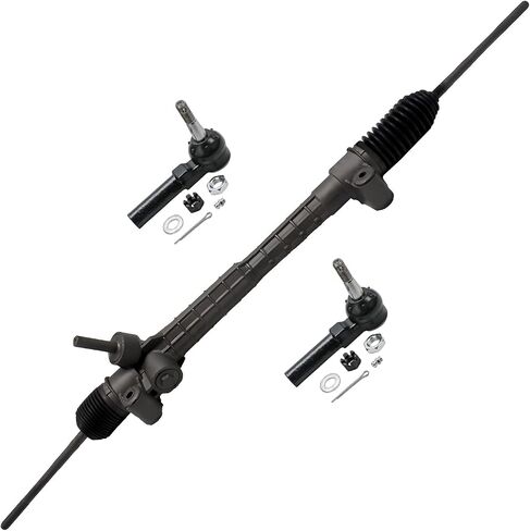 Detroit Axle - Rack and Pinion Kit for Chevy Equinox Saturn Vue Pontiac Torrent Complete Steering Rack and Pinion Assembly, 2 Front Outer Tie Rod Ends 2006 2007 2008 2009 Replacement in Saudi Arabia