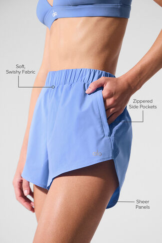 شورت ألو يوجا بلاي ميكر دولفين - أزرق شفاف in Kuwait