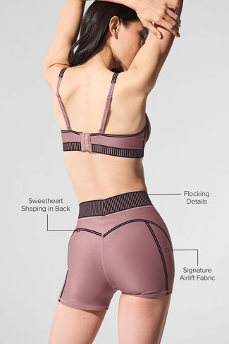 Alo Yoga Airlift High-Waist Line Up Short - Smoky Quartz in Saudi Arabia