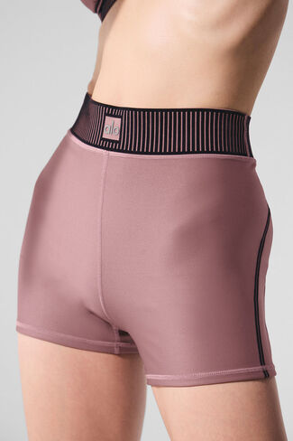 Alo Yoga Airlift High-Waist Line Up Short - Smoky Quartz in Saudi Arabia