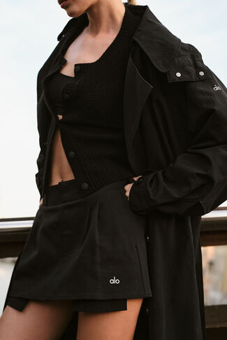 تنورة ألو يوجا جود دايز ميني - أسود in Kuwait