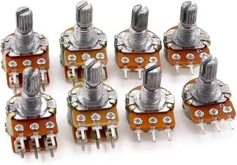100pcs/lot WH148 Single Potentiometer Dual Potentiometer B1K 2K5K10K20K 50K 100K 500K(Single 50K) in Saudi Arabia