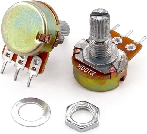 100pcs/lot WH148 Single Potentiometer Dual Potentiometer B1K 2K5K10K20K 50K 100K 500K(Single 50K) in Saudi Arabia