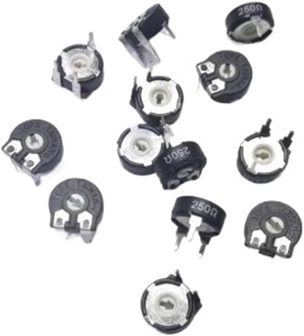 50PCS Horizontal arrow hole TOPS adjustable potentiometer PT10-250 1K 4.7K 10K 20K 25K 100K(10K Horizontal) in Saudi Arabia