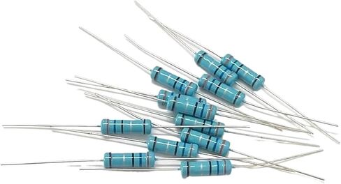 1000pcs/lot 2W Metal Film Resistor 1% Five Color Ring DIP Resistor 1R-10M(5.1K) in Saudi Arabia