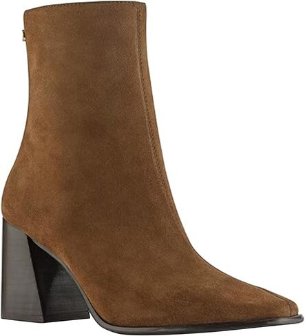 JATAREA Women’s Ankle Boots – Stylish Leather Block Heel Booties, Comfortable Fit with Cushioned Insole, Easy to Wear Fashion Boots for Everyday and Party Look in Saudi Arabia