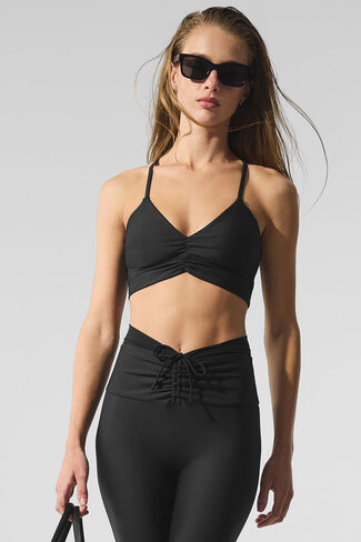 حمالة صدر ألو يوجا إيرليفت ديفاين - أسود in Kuwait