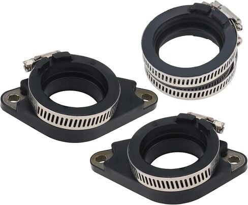 3 قطعة Carb مدخل المنوع التمهيد صالح لهوندا VTX1300 دراجة نارية 2003-2009 يستبدل 17210-MEM-670 16211-MEA-670 in Saudi Arabia