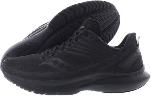 حذاء Saucony Kinvara 12 للسيدات مقاس 6.5، اللون: أسود ثلاثي/أسود أساسي/أسود in Kuwait
