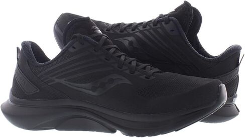 حذاء Saucony Kinvara 12 للسيدات مقاس 6.5، اللون: أسود ثلاثي/أسود أساسي/أسود in Kuwait